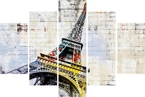 Kép - Az Eiffel-torony digitális művészete (150x105 cm)