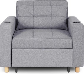 Dönthető fotel szürke, SOLOR