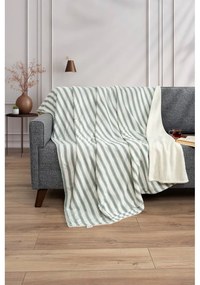 Fehér-zöld takaró 150x190 cm Soren Wellsoft – Mijolnir
