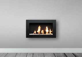 BIO FLAME Easy S Open Black biokandalló 65x40 cm