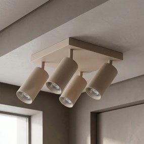 Brilagi - SELE SQUARE spotlámpa 4xGU10/30W/230V bézs