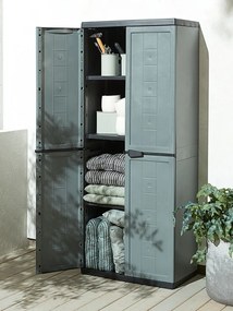 Keter Lakattal zárható Jolly High műanyag szekrény