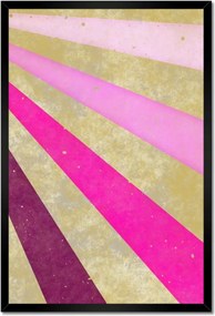 Poszterek keretben 40x60 Lila csíkok