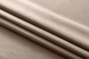 Bézs sötétítő függöny VELVET 140x270 cm Felfüggesztés: Hullámos sínszalag