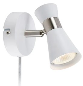 Markslöjd 108627- Fali spotlámpa FOLIE 1xGU10/7W/230V fehér/matt króm