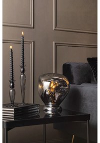 Swirl barna üveg gyertyatartó, magasság 17 cm - PT LIVING