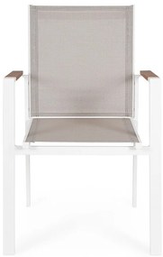 Fehér fém kerti szék szett 4 db-os Heta – Bizzotto