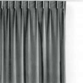 Filumi Velúr függöny matt flexibilis étkező Világosszürke 265x270