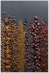 Poszterek 80x120 Színes fűszer szett