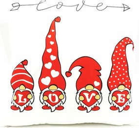 Valentin-napi párnahuzat Szerelmes törpék Love