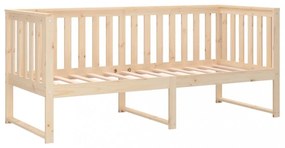 kanapéágy ágy matrac 75x190 cm tömör fa fenyőfa