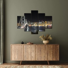 A Brooklyn-híd és a New York-i kép (150x105 cm)