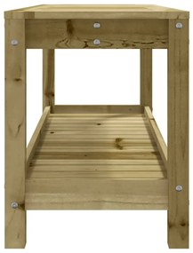 impregnált fenyőfa kerti pad 108 x 35 x 45 cm