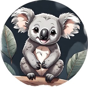 PIPPER. Kör alakú falmatrica "Koala" Méret: 60cm