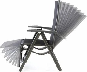 GARTHEN Kerti szék összecsukható RELAX antracit