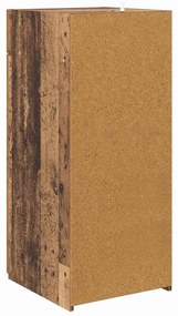 Széf fiókkal kézműves tölgy 42.5 x 40 x 93 cm Faanyag