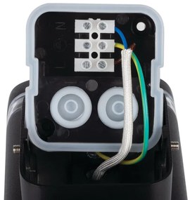 Kanlux 38886 - Kültéri fali lámpa ZEVI 2xGU10/10W/230V IP54 fekete