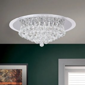 Orion DLU 2378/6/50-Kristály mennyezeti lámpa GLORIA 6xG9/40W/230V átm. 50 cm króm