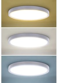 Solight WO8019 - LED Dimmelhető mennyezeti lámpa ESTELA LED/36W/230V+RC d.30 cm fehér