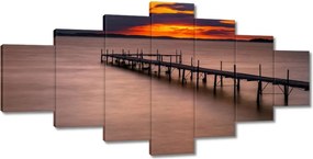 Vászonkép 210x100 Nyugati tó móló