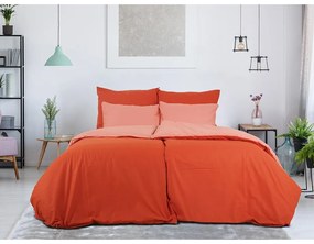 B.E.S. Petrovice Pamut ágynemű Double face téglavörös/rozsdás