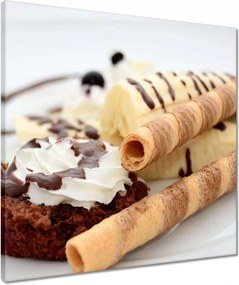 Vászonkép 50x50 Krémszínű cső