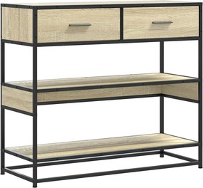 vidaXL sonoma tölgy színű szerelt fa tálalóasztal 90x35x80 cm