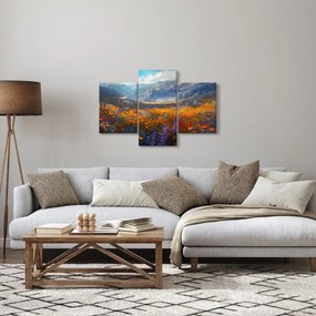Kép - Festett hegyi táj II. (90x60 cm)