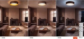BRILAGI-LED dimmelhető lámpa VEL. SM. ST. 24 W/230 V 3000–6000 K átmérő 45 cm barna/arany WT+DO