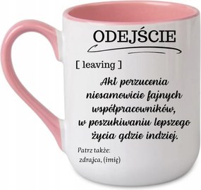 Bögre Távozás a munkából Búcsúajándék a munkából Rózsaszín 330 coffee