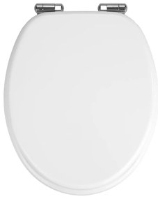WENKO 22885100-WC ülőke URBIO 36x42,5 cm fehér/ezüst