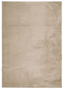 HUARTE homokszínű rövid szálú puha és mosható szőnyeg 140x200cm