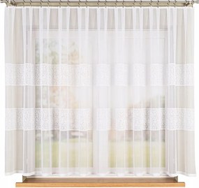 Rövid Jacquard Függöny 350x155 Sima Finom Béka Csíkok