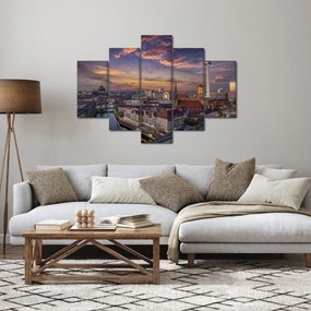 Kép - Naplemente Berlin felett (150x105 cm)