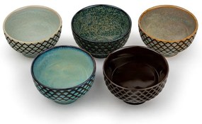 Porcelán csésze szett 5 db-os 200 ml Sara – Bredemeijer