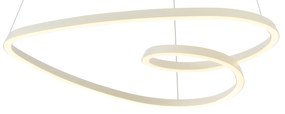 Skandináv függőlámpa bézs 72cm LED-del, 3 fokozatban dimmelhető - Circuit