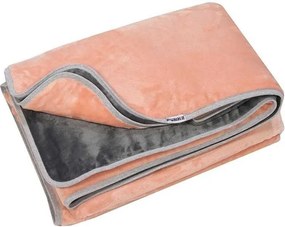 Barack színű ölelő takaró dupla rétegben