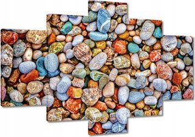 Vászonkép 120x80 Színes kavicsok