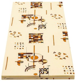 Gyerek habszivacs matrac New Baby 120x60 sárga - különféle minta