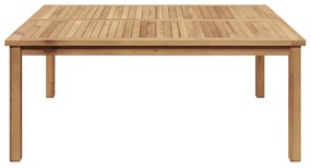Dohányzóasztal Barna 110 x 110 x 45 cm Tömör tíkfa