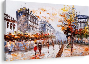 Kép - Városi élet (90x60 cm)