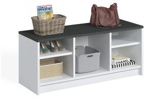 Cipőtároló Mikima 2 (fehér + antracit). 1094550