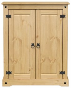 Corona tömör fenyőfa cipőszekrény 86 x 38,5 x 108 cm