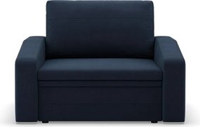 Vertico fekvőfotel, 90 cm széles, fonott, kék
