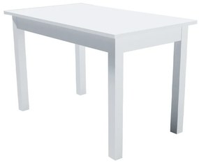 Drohmo Kevin étkezőasztal (hosszabbítható), matt fehér