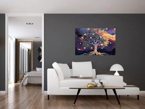 Kép – Lila fa tele energiával (90x60 cm)