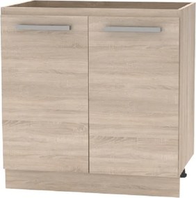 Alsószekrény 80 2 DV, tölgy sonoma, NOVA PLUS NOPL-060-0S