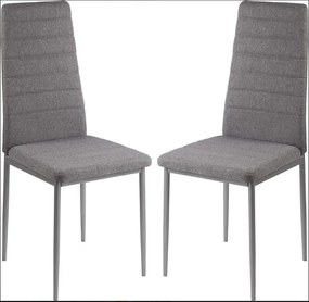 Coleta Nova étkezőszék - Szürke Szövet N