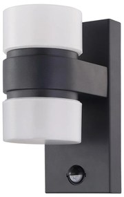 Eglo 96276 - LED Kültéri fali lámpa a mozgásérzékelős ATOLLARI 2xLED/6W