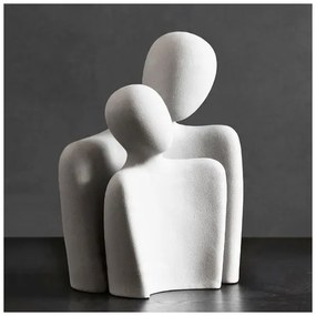 Fehér asztali dísz, 20 x 5,5 x 14,5 cm